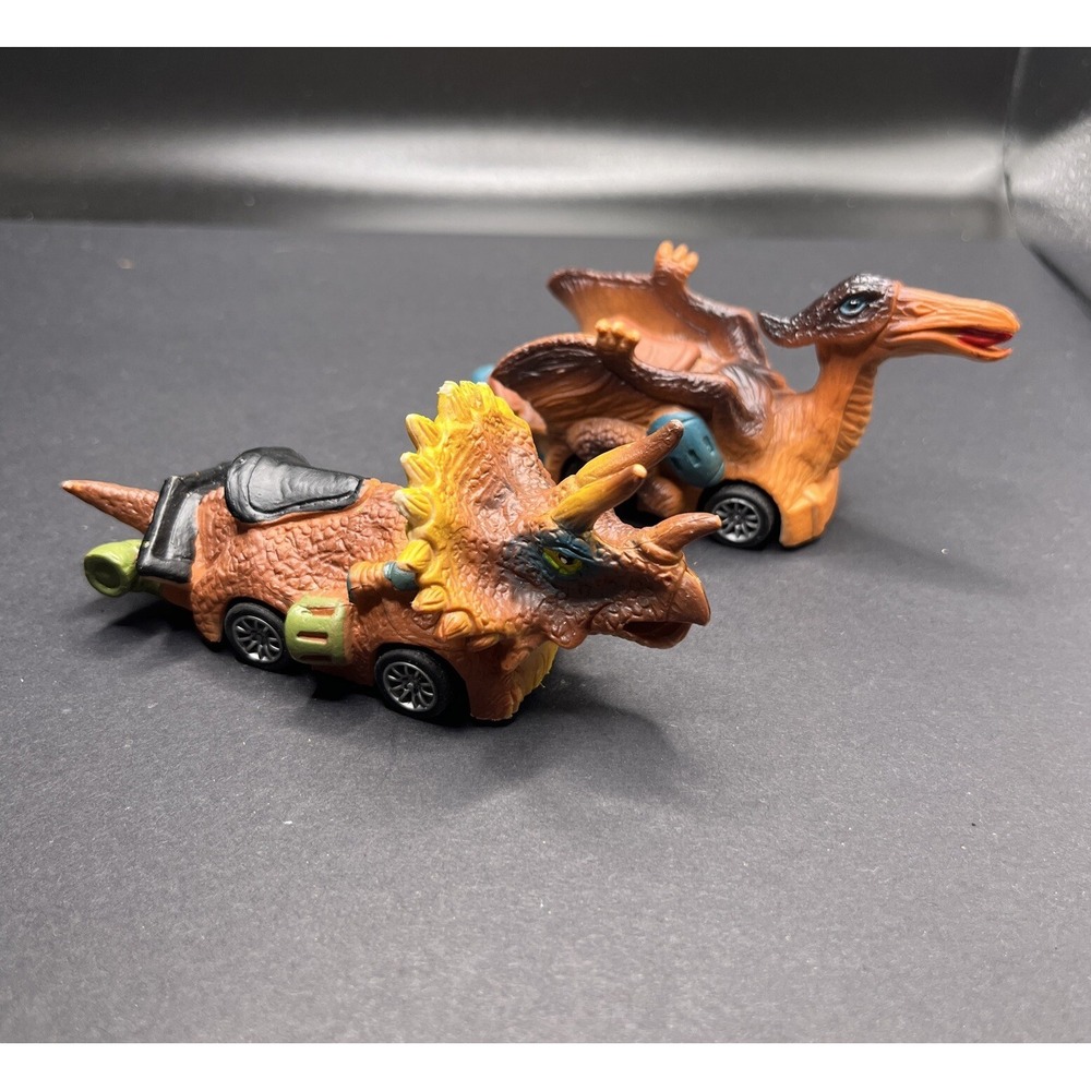 Dinosaur Head Pull Back Friction Truck Toys(2)